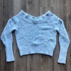 Madewell Italian Yarn Cotton Double V-Neck Sweater